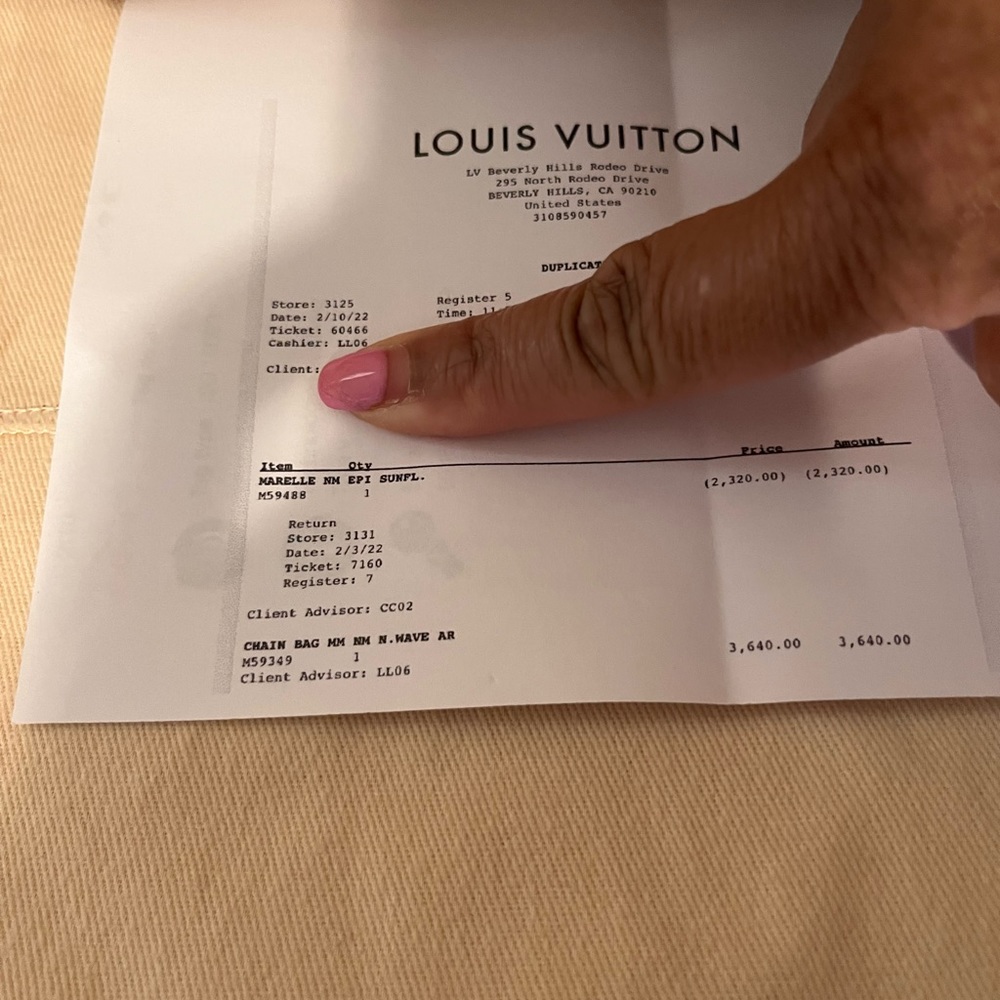 Louis Vuitton Wave Bag Taupe MM - Picture 11 of 11